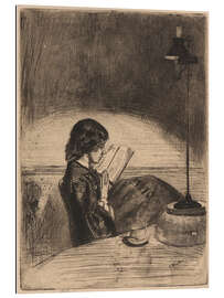 Cuadro de plexi-alu Reading by Lamplight