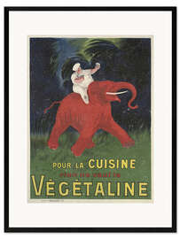 Impression artistique encadrée Végétaline