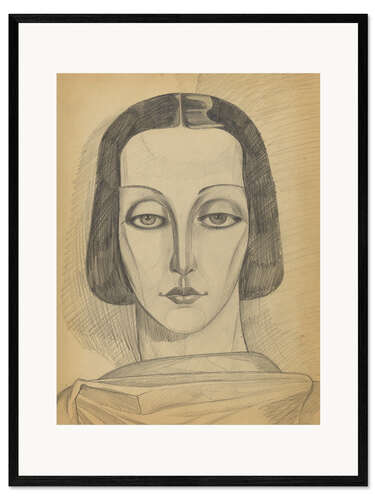 Plakat artystyczny premium w ramie Female Portrait