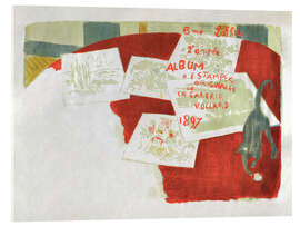 Tableau en verre acrylique L'Album d'estampes originales de la Galerie Vollard, 1897 - Pierre Bonnard
