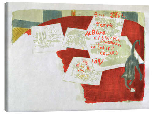 Leinwandbild Album mit Originalabzügen der Galerie Vollard, 1897