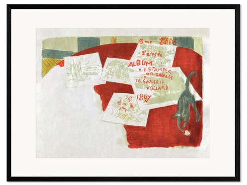 Impresión de arte enmarcada The Album of Original Prints from the Vollard Gallery, 1897