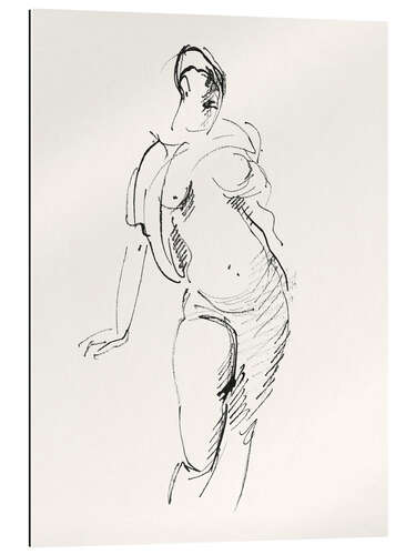 Gallery print Standing Female Nude