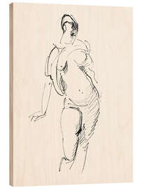 Trebilde Standing Female Nude