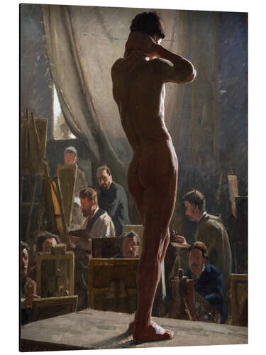 Alubild Männlicher Akt im Atelier von Bonnat