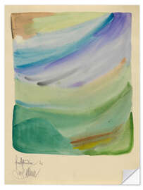 Selvklebende plakat Abstract Colour Study II