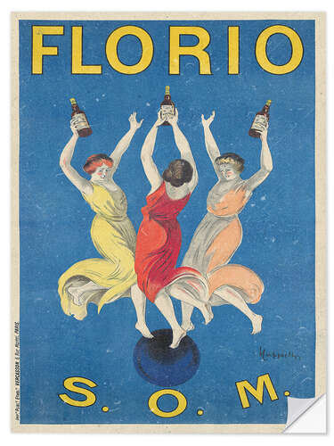 Selvklebende plakat Florio