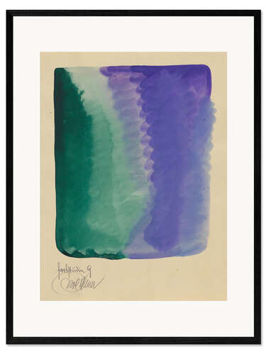 Framed art print Abstract Colour Study IX