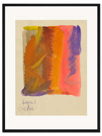 Gerahmter Kunstdruck Abstract Colour Study IIX