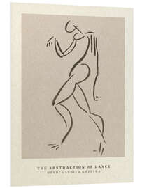 Foam board print Abstract Dancing Figure II