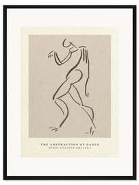 Gerahmter Kunstdruck Abstract Dancing Figure II