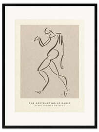 Plakat artystyczny premium w ramie Abstract Dancing Figure II