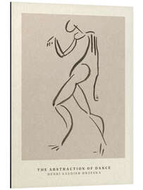 Magnettafel Abstract Dancing Figure II