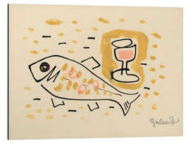 Magnettafel Stillleben mit Fisch