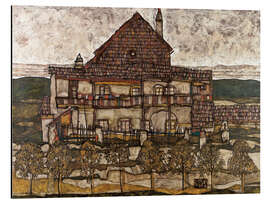 Magnettafel Haus mit Schindeldach