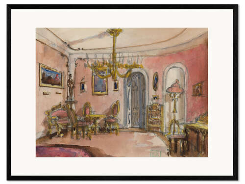 Framed art print The interior of the aristocratic residence