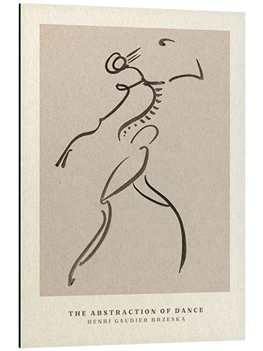 Aluminium print Abstract Dancing Figure I