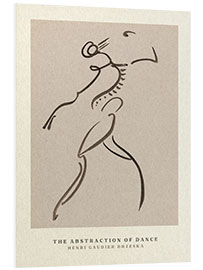 Foam board print Abstract Dancing Figure I