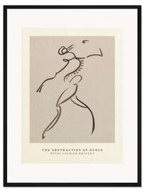 Gerahmter Kunstdruck Abstract Dancing Figure I