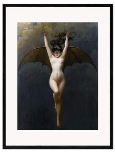 Framed art print The Bat Woman I