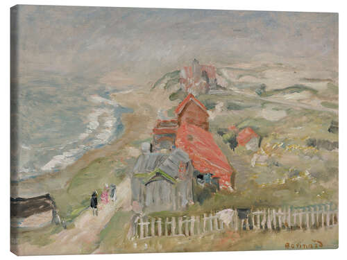 Tableau sur toile La Maison Au Bord Du Chemin Ou Maisons Sur La Falaise, 1918