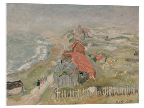 Obraz na PCV Houses on the Cliff, 1918