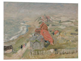 Stampa su PVC La Maison Au Bord Du Chemin Ou Maisons Sur La Falaise, 1918