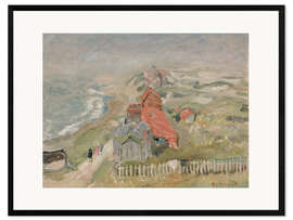 Framed art print Houses on the Cliff, 1918