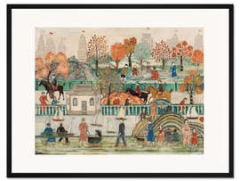 Gerahmter Kunstdruck Central Park