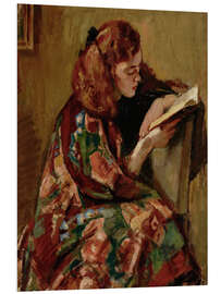 PVC-tavla Girl Reading