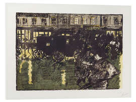 Tableau en PVC Street at Evening in the Rain, 1895