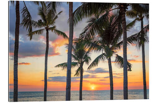 Gallery print Tropical Island Sunset