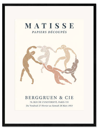 Ingelijste kunstdruk Dance - Berggruen & Cie
