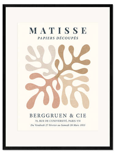 Gerahmter Kunstdruck Corals - Berggruen & Cie