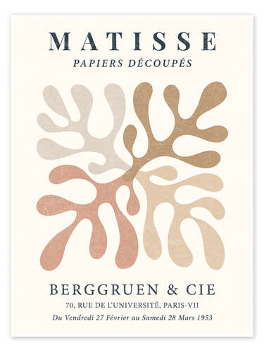 Poster Corals - Berggruen & Cie