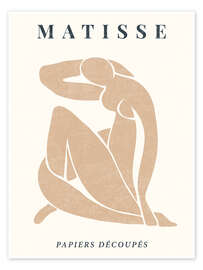 Wall print Papiers Nude - Henri Matisse