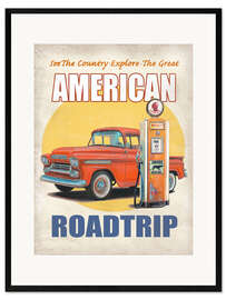 Framed art print American Roadtrip