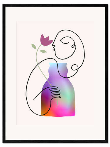Plakat artystyczny premium w ramie Serenity