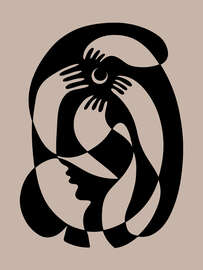 Magnettafel Reden mit dem Mond