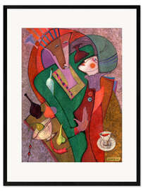 Framed art print Invitation to a cup of tea