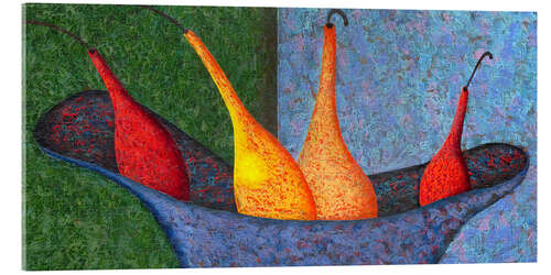 Acrylic print Pears