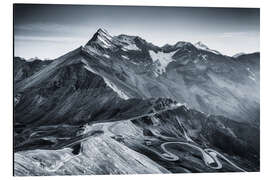 Tableau en aluminium Grossglockner High Alpine Road