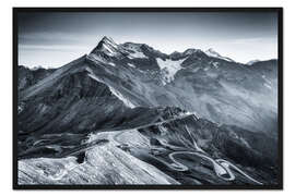 Gerahmter Kunstdruck Großglockner Hochalpenstraße
