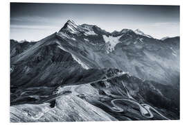 Foam board print Grossglockner High Alpine Road