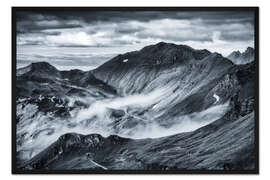 Gerahmter Kunstdruck Hohe Tauern, Österreich