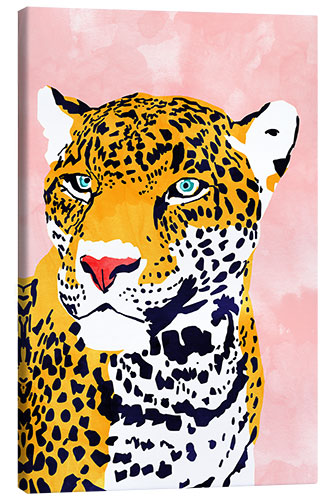 Stampa su tela The Leopard Portrait