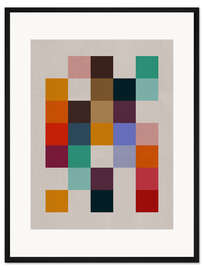 Gerahmter Kunstdruck Retro VII