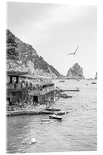 Acrylic print Capri Beach Day