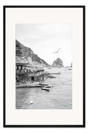 Gerahmter Kunstdruck Capri-Strandtag