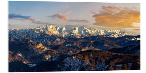 Galleritryck Bavarian Alps in Chiemgau with a view of Watzmann